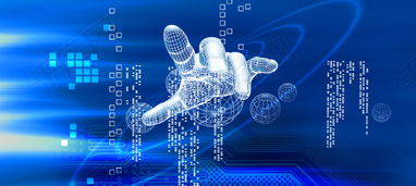 免費下載科技藍配色電子商務Banner背景與海報PSD素材